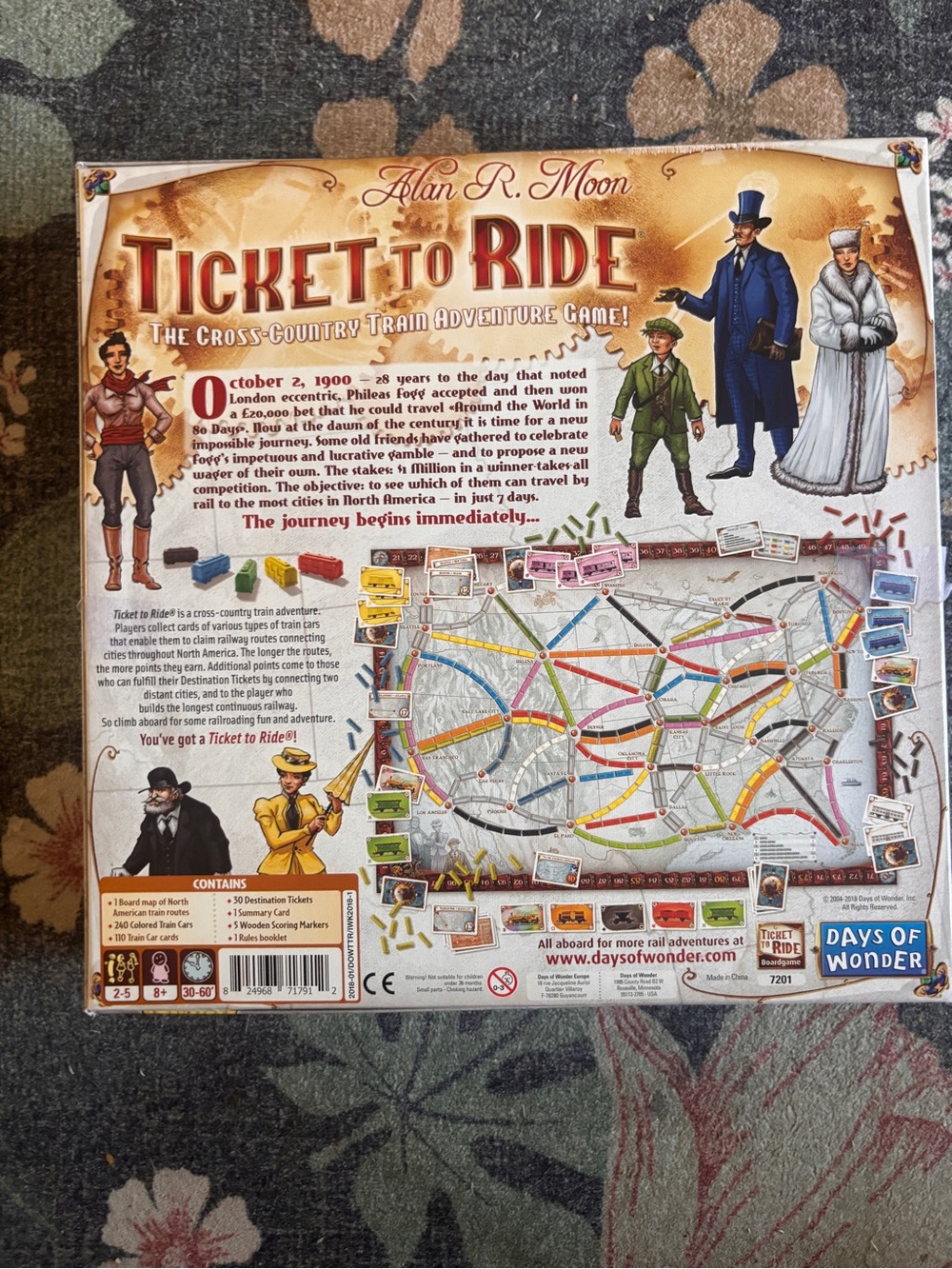 Ticket to Ride Board Game - Picture 3 of 5